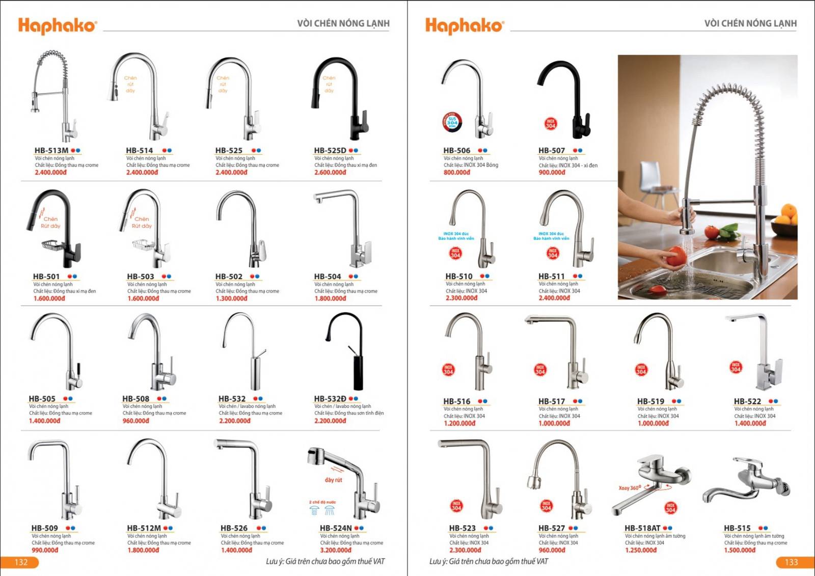 Thiết bị vệ sinh HAPHAKO Bảng giá và Catalogue mới nhất 2024 /Page 67